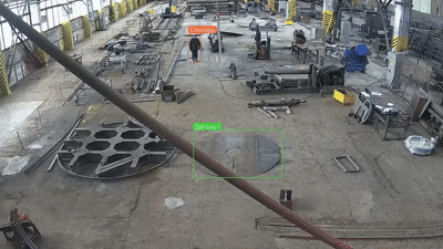 Видео с камеры с искусственным интелектом